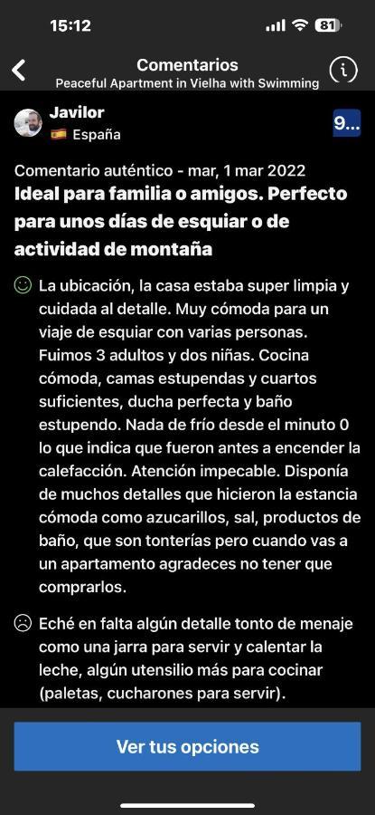 Precioso Atico Duplex En Vielha Para 6 Pax Екстер'єр фото